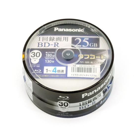 Panasonic　録画用4倍速BD-R 30枚パック　LM-BRS25LT30