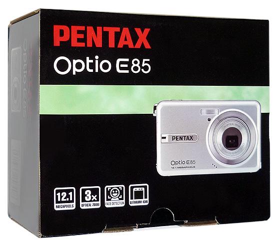 PENTAX製　Optio E85　シルバー/1210万画素