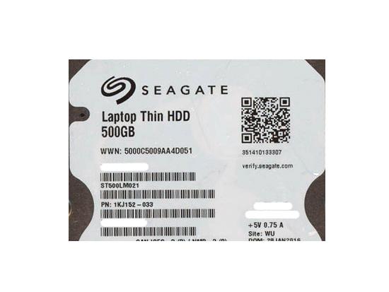 SEAGATE ノート用HDD 2.5inch　ST500LM021 500GB 7mm 商品画像2：オンラインショップ　エクセラー