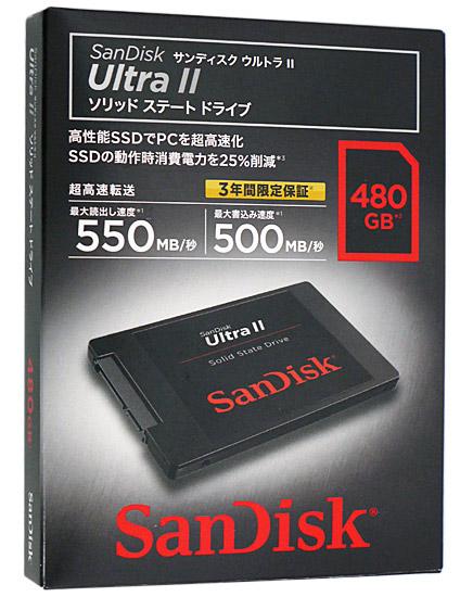 SANDISK　2.5インチSATA SSD 480GB　SDSSDHII-480G-J26