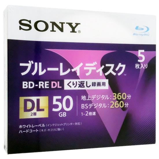 SONY　ブルーレイディスク 5BNE2VLPS2　BD-RE 5枚組