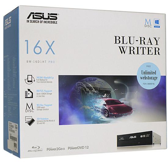 ASUS製　Blu-rayドライブ　BW-16D1HT PRO
