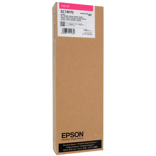 EPSON　インクカートリッジ SC1M70　マゼンタ