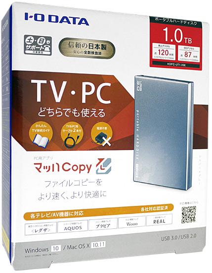 I-O　DATA製PortableHD　HDPC-UT1.0SE　1TB
