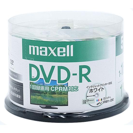 maxell　DVD-R 16倍速 50枚組　DRD120PWE.50SP 商品画像1：オンラインショップ　エクセラー