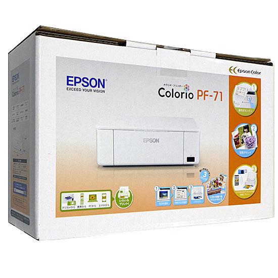 EPSON製　コンパクトプリンター　カラリオ ミー PF-71