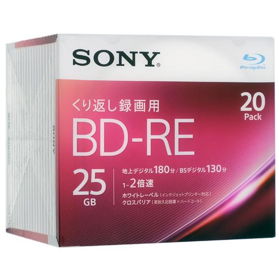 SONY　ブルーレイディスク 20BNE1VJPS2　BD-RE 2倍速 20枚組 商品画像1：オンラインショップ　エクセラー