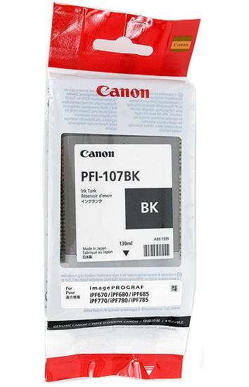 CANON　インクタンク PFI-107 BK　ブラック 130ml　6705B001