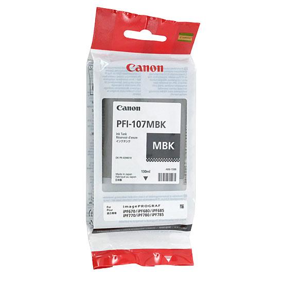 CANON　インクタンク PFI-107 MBK　マットブラック 130ml　6704B001