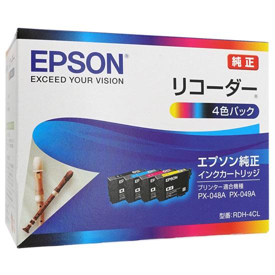 EPSON　インクカートリッジ RDH-4CL　4色セット