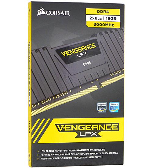Corsair CMK16GX4M2B3000C15 DDR4 PC4-24000 8GB 2枚組
