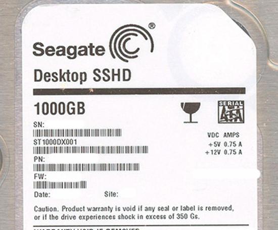 SEAGATE製HDD　ST1000DX001　1TB SATA600