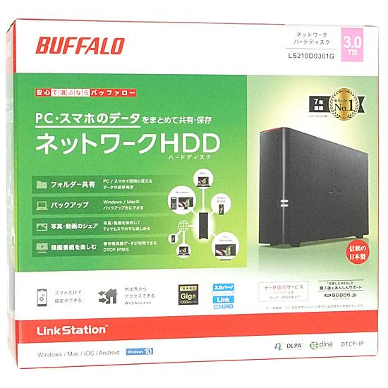 BUFFALO LinkStation LS210D0301G 3TBの通販なら: オンラインショップ