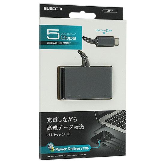 ELECOM　USB Type-Cコネクタ搭載USBハブ　U3HC-A423P5BK ブラック 商品画像1：オンラインショップ　エクセラー