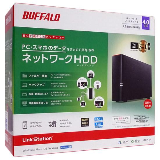 BUFFALO　LinkStation LS210D0401G　4TB