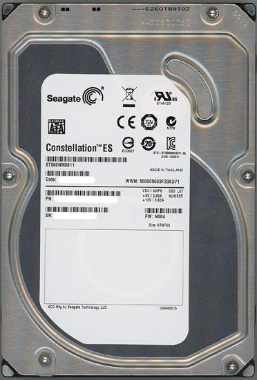 SEAGATE製HDD　ST500NM0011　500GB SATA600 7200 商品画像1：オンラインショップ　エクセラー