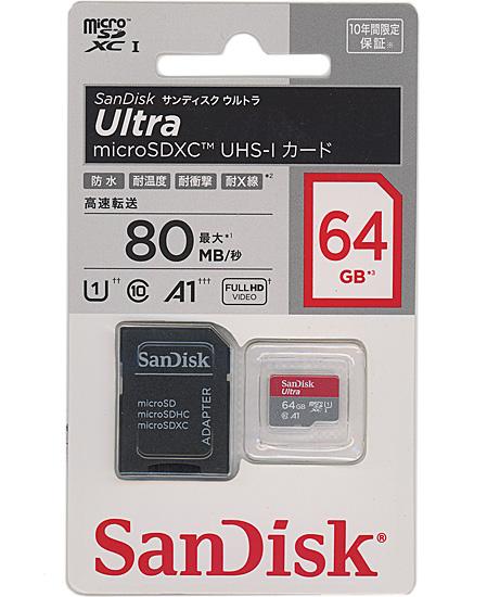 SanDisk　microSDXCカード 64GB　SDSQUAC-064G-JN3MA