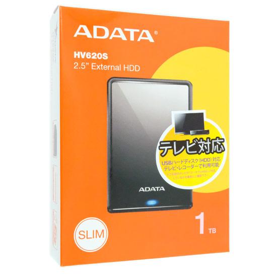 ADATA製PortableHD　AHV620S-1TU31-CBK　1TB