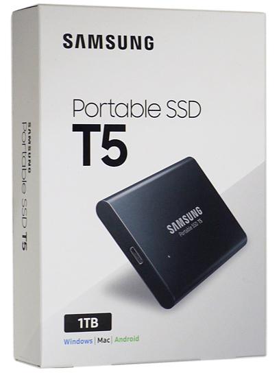 SAMSUNG　外付けSSD　T5 MU-PA1T0B/IT　1TB　ディープブラック