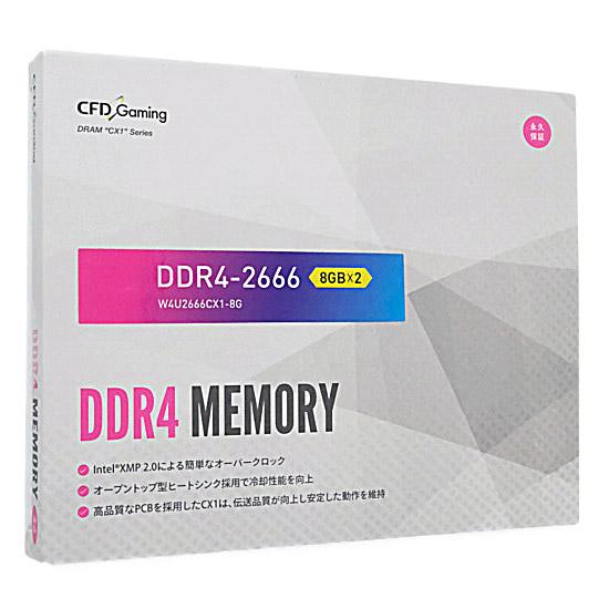 CFD Gaming　W4U2666CX1-8G　DDR4 PC4-21300 8GB 2枚組