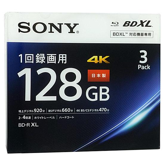 SONY　ブルーレイディスク 3BNR4VAPS4　BD-R XL 4倍速 3枚組 商品画像1：オンラインショップ　エクセラー