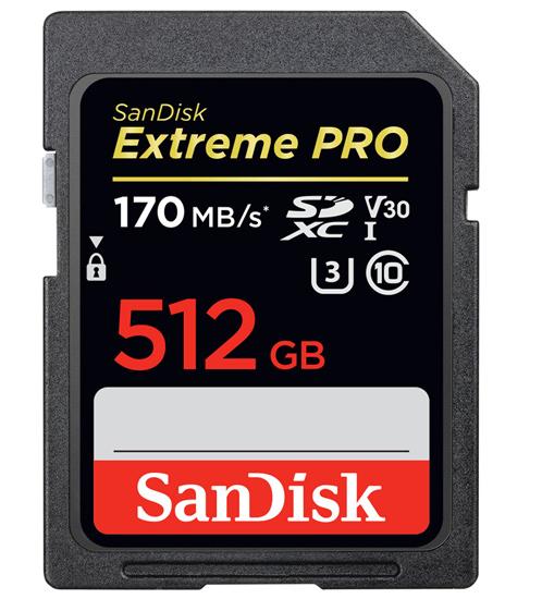 SanDisk　SDXCメモリーカード　SDSDXXY-512G-JNJIP　512GB