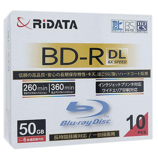 RiTEK　ブルーレイディスク RIDATA BD-R260PW 6X.10P SC A　BD-R DL 6倍速 10･･･