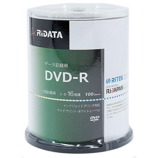 RiTEK　データ用 DVD-R 16倍速 100枚組　RIDATA D-R47GB.PW100RD C