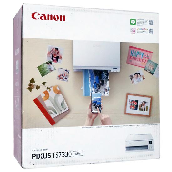 Canon製 インクジェット複合機 PIXUS TS7330 ホワイト