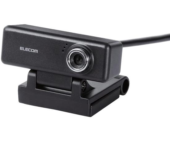 ELECOM　200万画素Webカメラ　UCAM-C520FBBK　ブラック
