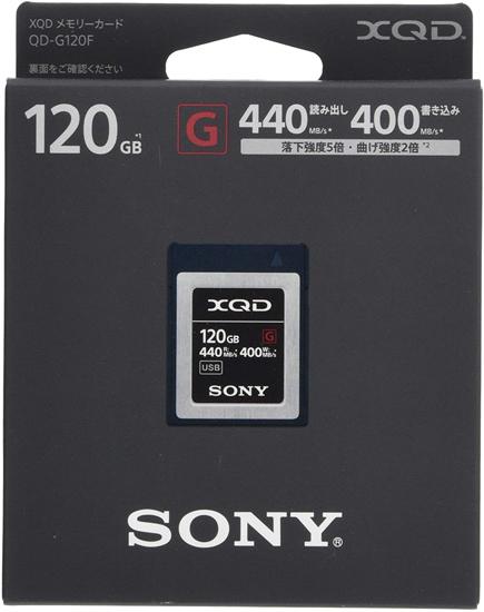 SONY製　XQDメモリーカード 120GB　QD-G120F