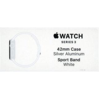 Apple Watch Series 3 GPSモデル 42mm MTF22J/A ホワイトスポーツ