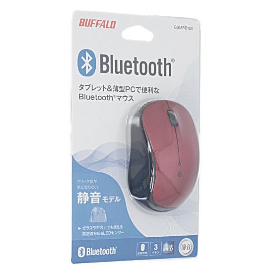 BUFFALO　BlueLEDマウス　BSMBB100RD　レッド 商品画像1：オンラインショップ　エクセラー