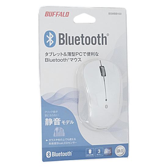BUFFALO　BlueLEDマウス　BSMBB100WH　ホワイト 商品画像1：オンラインショップ　エクセラー