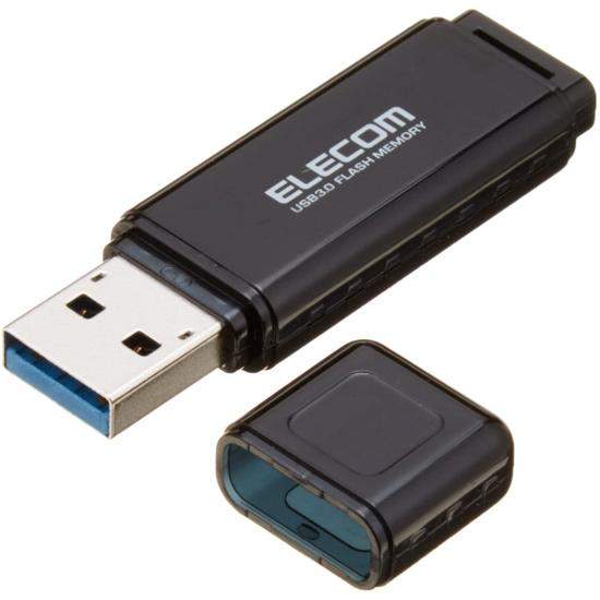 ELECOM　USB3.0対応USBメモリ　MF-HSU3A64GBK　64GB