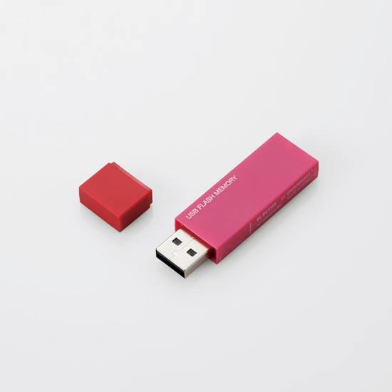 ELECOM　セキュリティ機能対応USBメモリ MF-MSU2B16GPN　16GB ピンク
