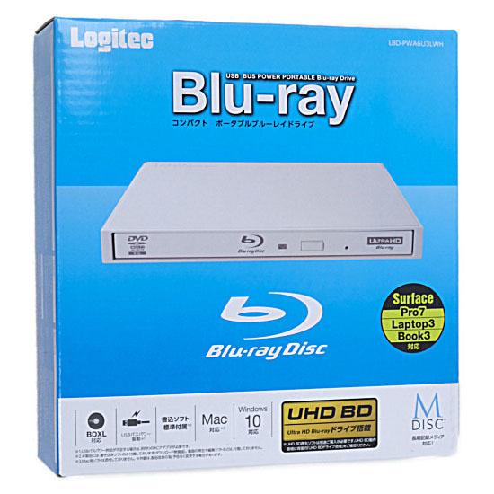 Logitec　ポータブルBlu-rayドライブ　LBD-PWA6U3LWH　ホワイト