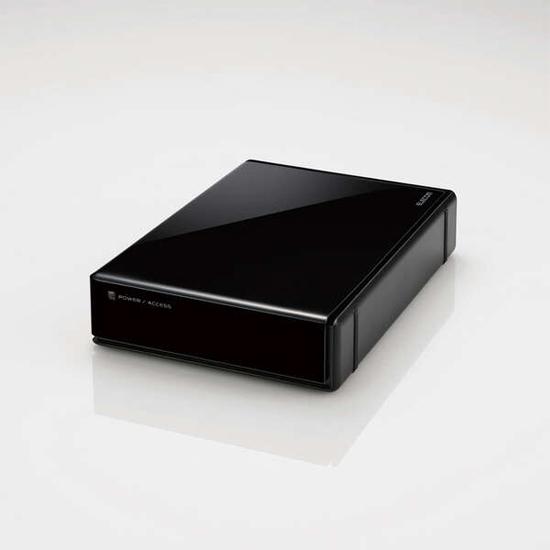 ELECOM　外付ハードディスク　ELD-QEN2080UBK　ブラック　8TB