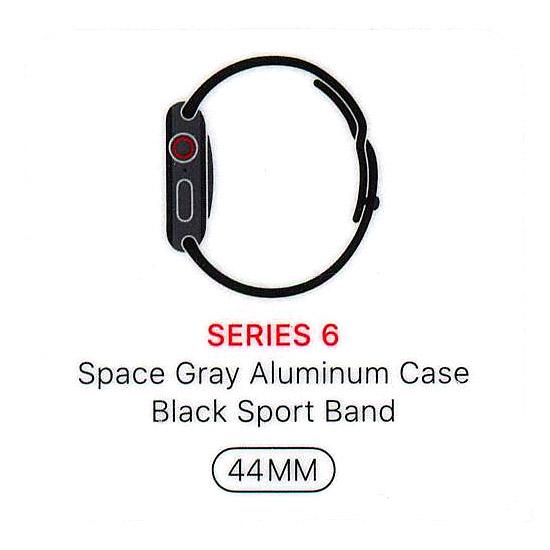 Apple Watch Series 6 GPS+Cellularモデル 44mm MG2E3J/A　ブラックスポーツ･･･