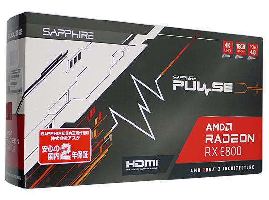 SAPPHIRE　PULSE AMD Radeon RX 6800 GAMING GRAPHICS CARD WITH 16GB GDDR6･･･