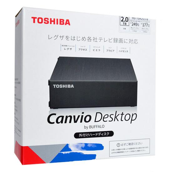 TOSHIBA　CANVIO DESKTOP HD-TDA2U3-B　ブラック　2TB