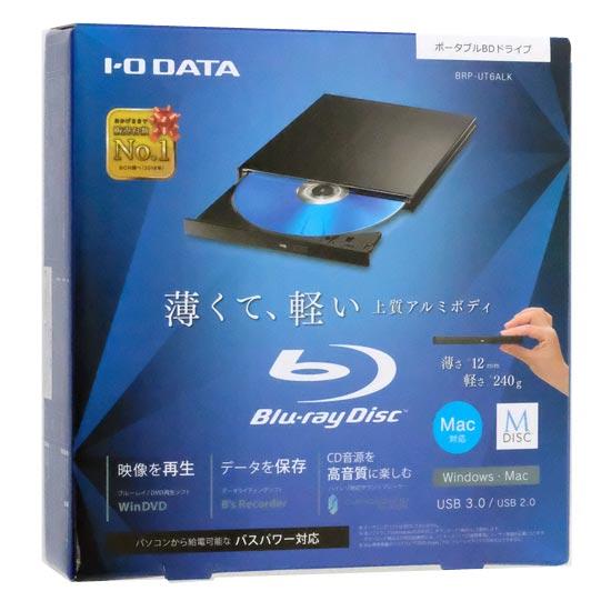 I-O DATA製　ポータブルBlu-rayドライブ　BRP-UT6ALK