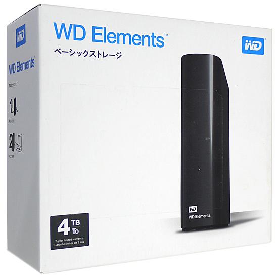 WesternDigital製　外付HD WD Elements Desktop WDBBKG0040HBK-JESN　4TB