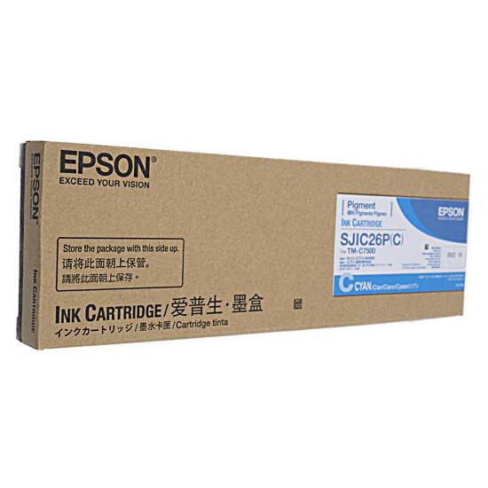 EPSON　インクカートリッジ SJIC26PC　シアン 商品画像1：オンラインショップ　エクセラー