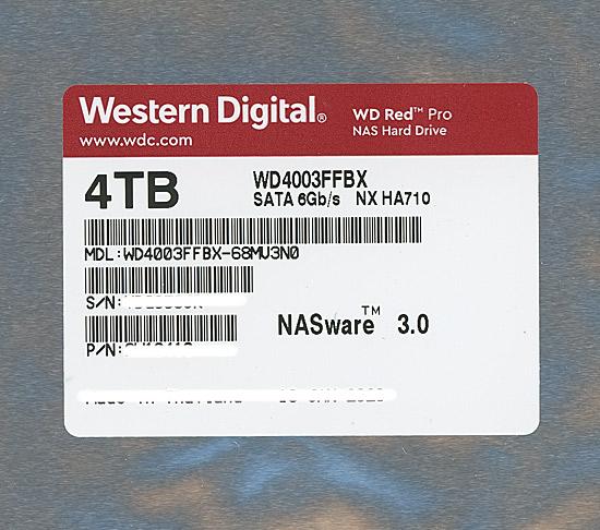 Western Digital製HDD　WD4003FFBX　4TB SATA600 7200 商品画像1：オンラインショップ　エクセラー