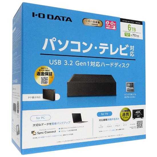 I-O DATA製　外付けハードディスク HDCX-UTL6K　6TB