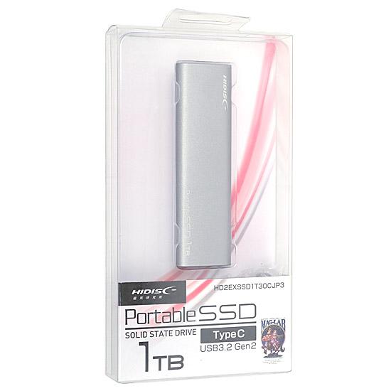 HI-DISC　外付けSSD 1TB　HD2EXSSD1T30CJP3