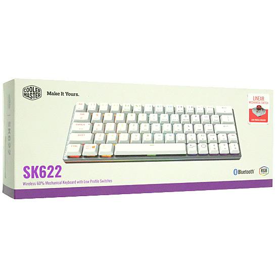 Cooler Master　ミニサイズキーボード SK622 SK-622-SKTR1-US 赤軸　ホワイト