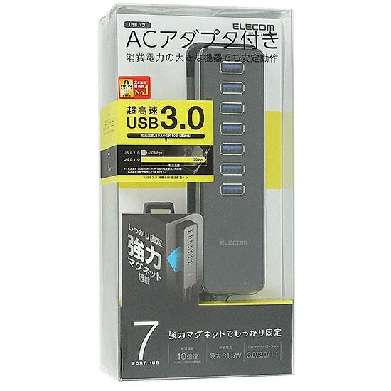 ELECOM製　7ポートUSB3.0ハブ　U3H-T719SBK