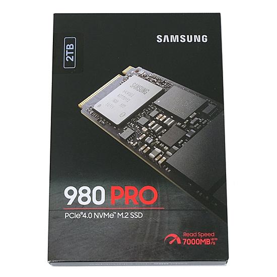 SAMSUNG製 SSD　980 PRO MZ-V8P2T0B/IT　2TB